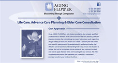 Desktop Screenshot of agingflower.com