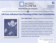 Tablet Screenshot of agingflower.com
